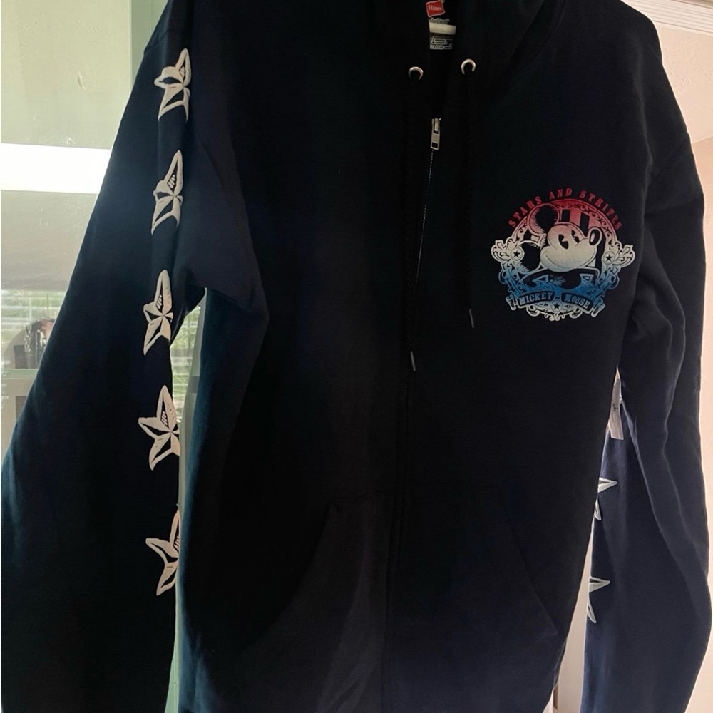 Mickey Mouse Navy Blue Zip-Up Hoodie